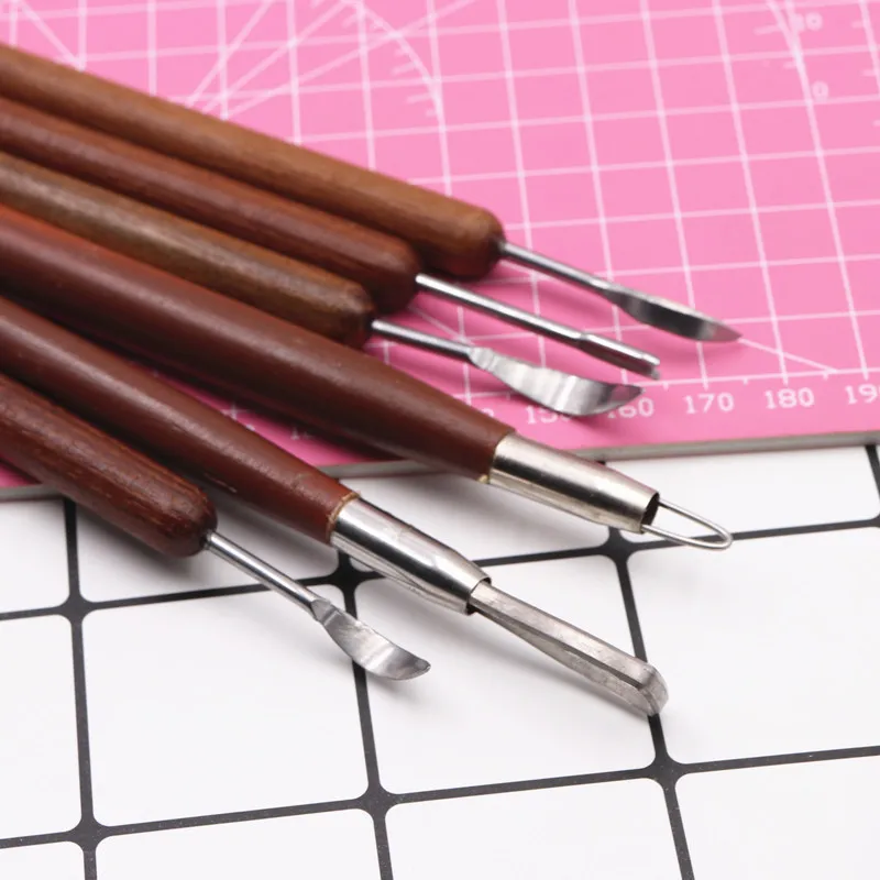 Набор инструментов для работы с мягкой глиной 6 предметов | Игрушки и хобби