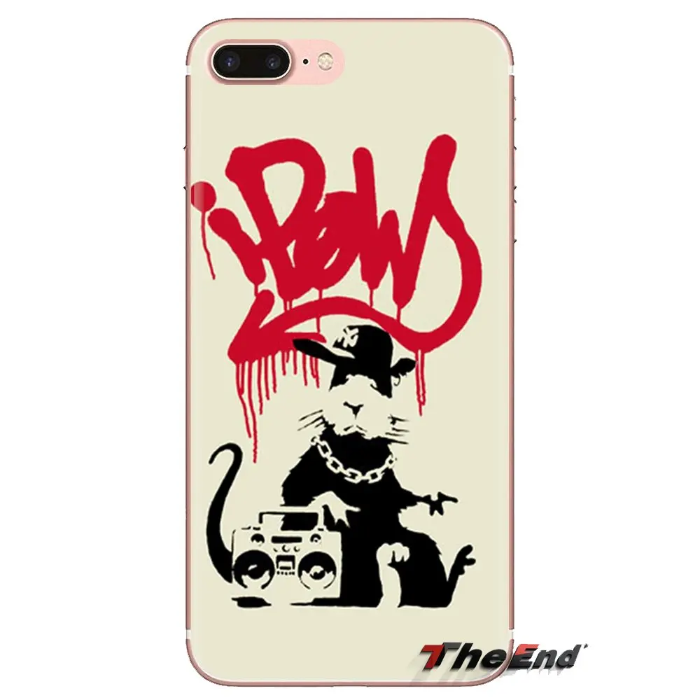 Для iPhone XS Max XR X 4 4s 5 5S 5C SE 6 6S 7 8 Plus samsung Galaxy J1 J3 J5 J7 A3 A5 Чехлы Banksy street Albert Einstein flower |