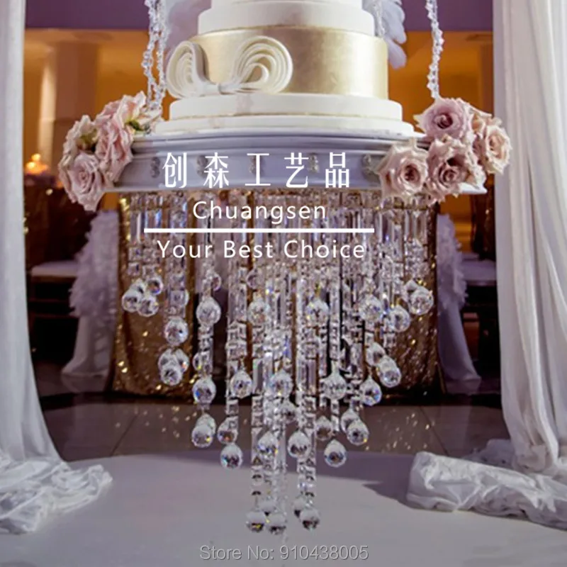 Декоративные Висячие дешевые акриловые кекс свадебный торт стенд повесить стиль