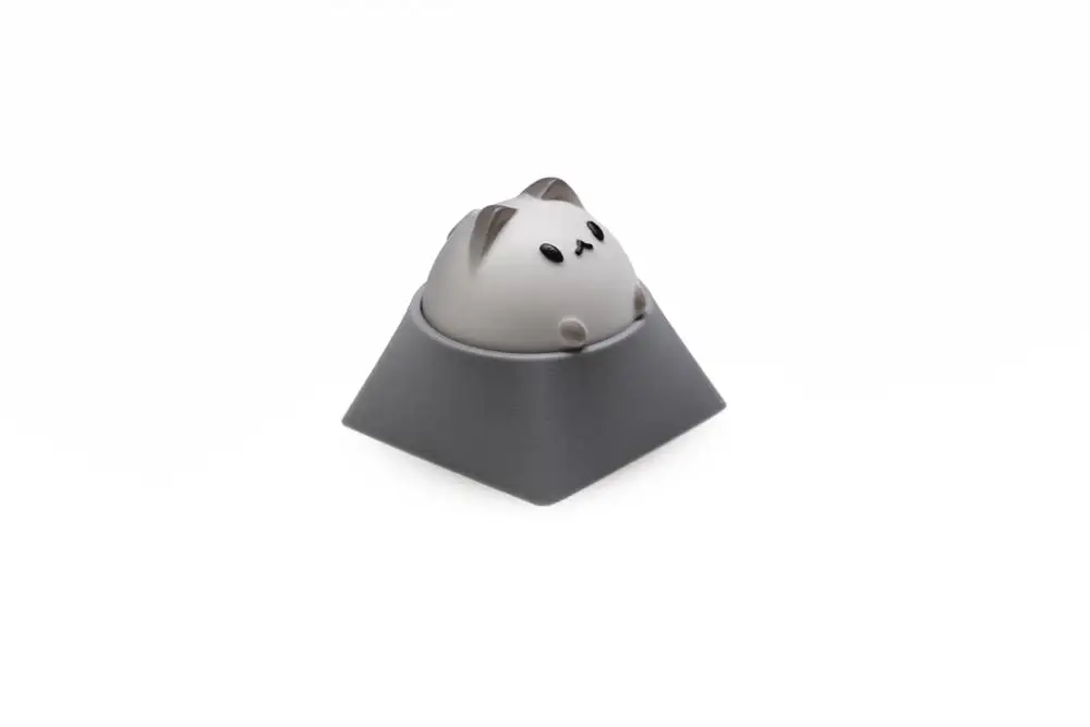 Grey White HHKB Молоток BUBBLE CAT ARTISAN KEYCAP совместим с переключателями Cherry MX Topre HHKB и клонами черный желтый зеленый синий красный розовый - Цвет: Grey White HHKB