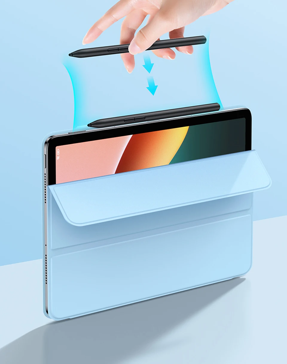 Магнитный чехол для Xiaomi Pad 5 mi pad Pro автоматического пробуждения и сна Supprot Pencil Charging