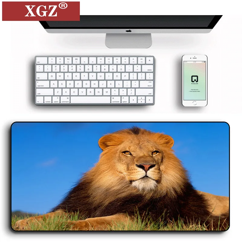 Коврик для мыши XGZ Lion 90x40 см ноутбука компьютера блокировки игровой коврик