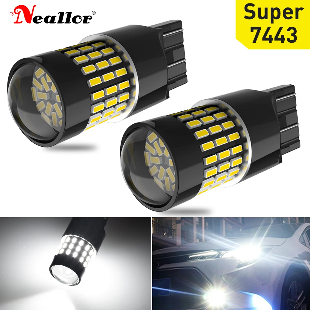 

Светодиодсветодиодный лампа T20 W21W WY21W 7443 1156 BA15S P21W, автомобильная сигнальная лампа, стоп-сигнал, задние дневные ходовые огни, автомобильная л...