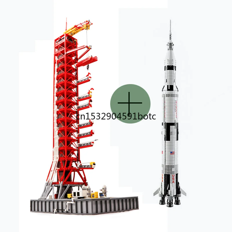 Модель DHL 37003 16014 J79002 Apollo saturn V Launch пусковая башня космический корабль экспедиция