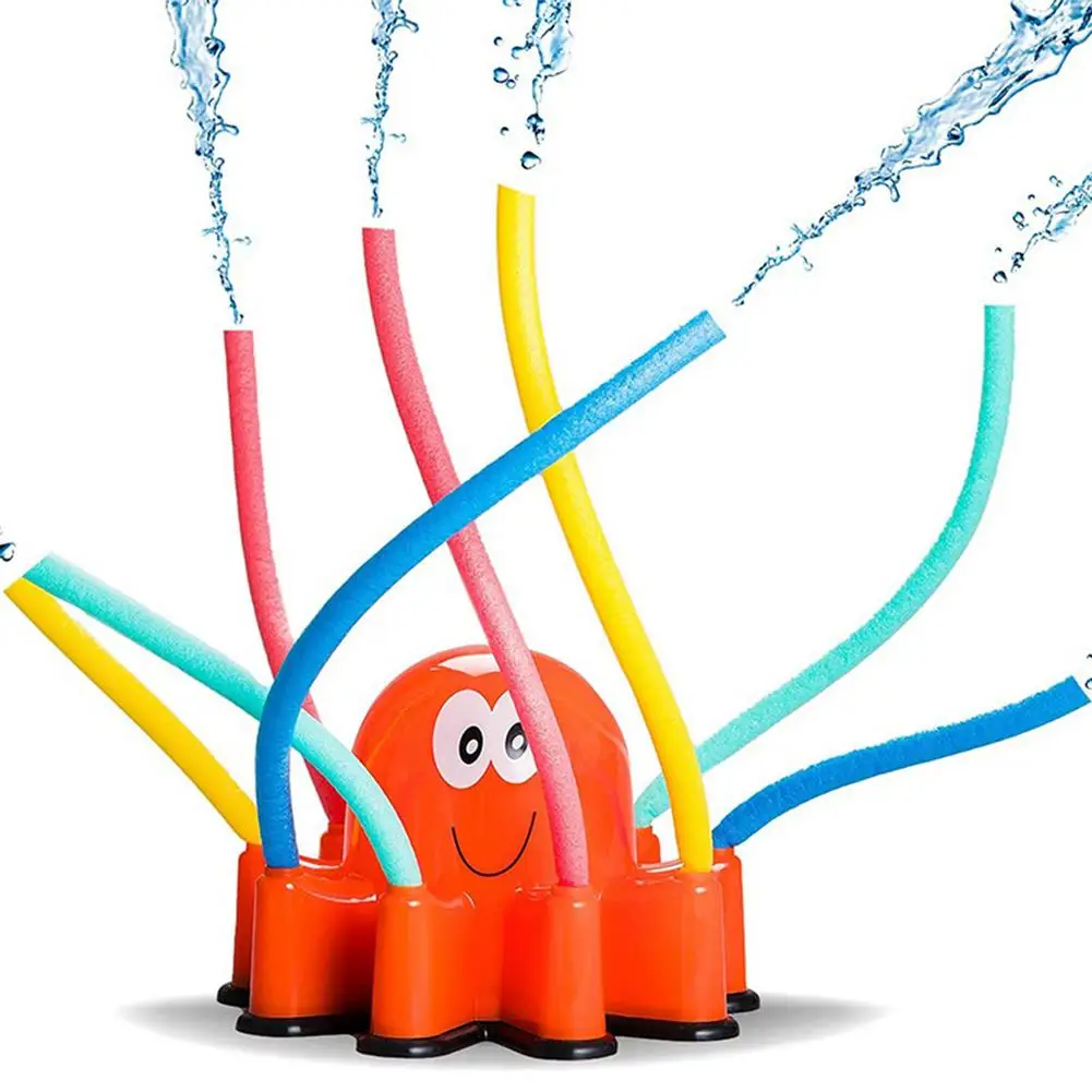 

Novel Summer Water Spray Sprinkler Backyard Lawn Garden Sprinkler Toy Outdoor Water Spray Toy 12 Wig Tubes Children Sprinklers