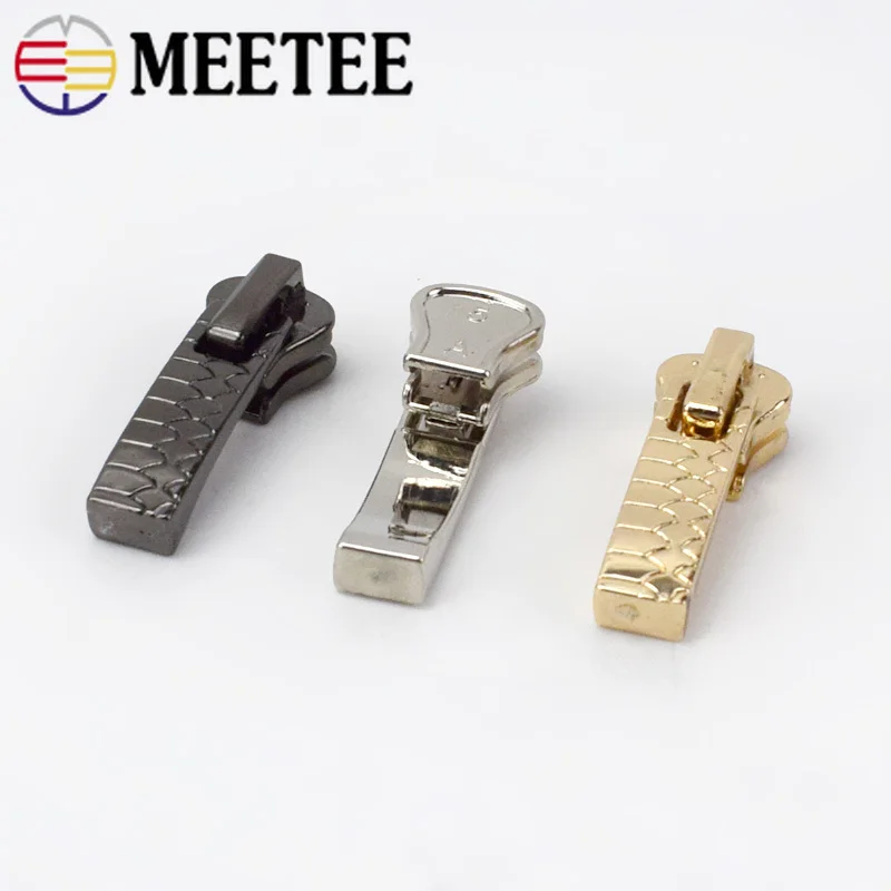 Набор для ремонта Meetee 5 # 10 шт. металлический слайдер на молнии пулер шитья сумки
