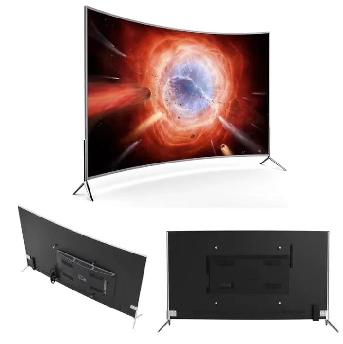 Телевизор с изогнутым экраном диагональю 80 дюймов Wi Fi Android 7 1 ОЗУ 5 ГБ встроенная