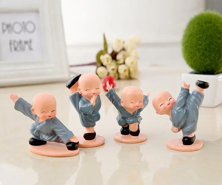 Китайская полимерная статуэтка 4 шт. | Дом и сад