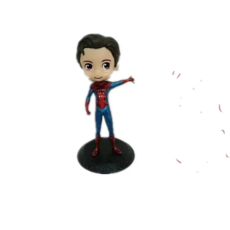 12 см Мстители Infinity War QPosket большие глаза железный человек Человек паук фигурка ПВХ