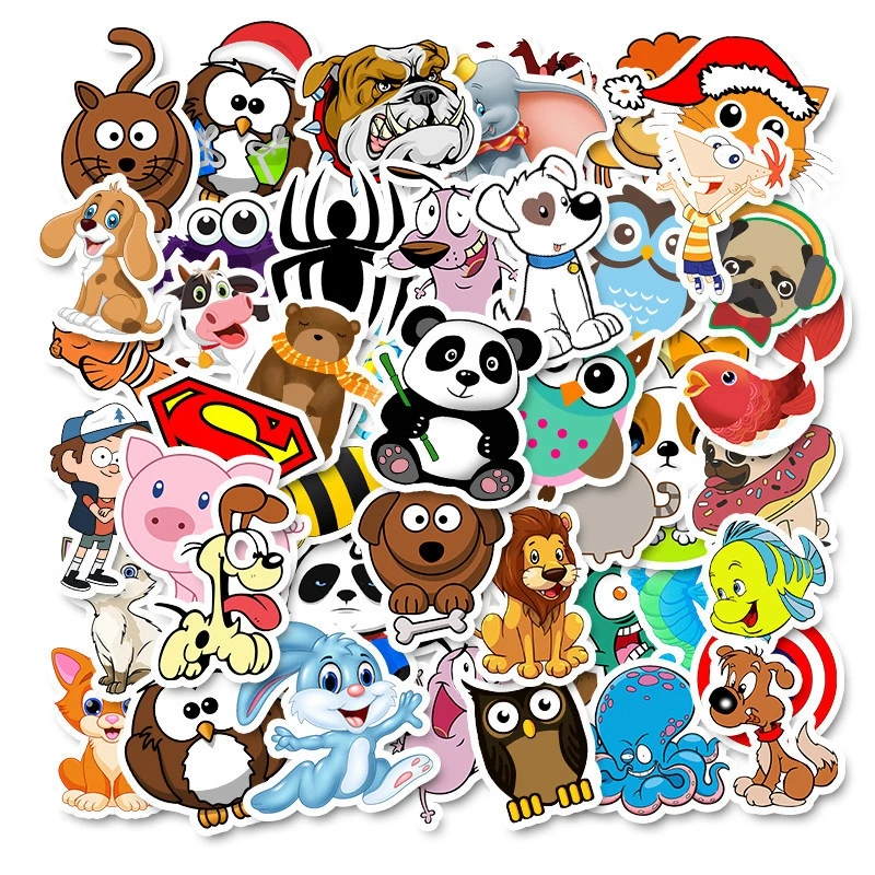 Stickers Kids Toys Laptop Motorcycle Space Unicorn Sticker Scrapbook Skateboard Graffiti Waterproof Stickers Pack 50pcs/Lot