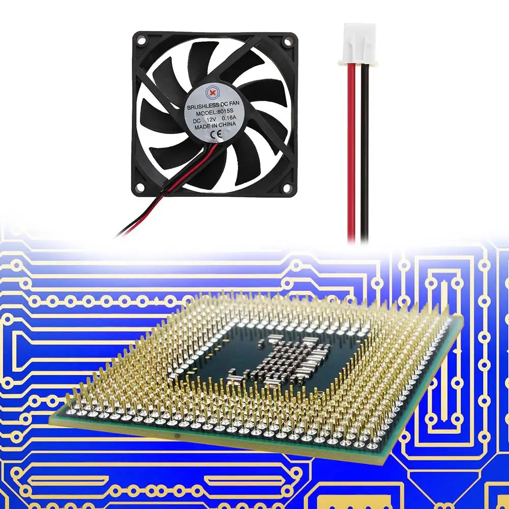 1 комплект Бесщеточный вентилятор охлаждения для радиатора|Кулеры и системы