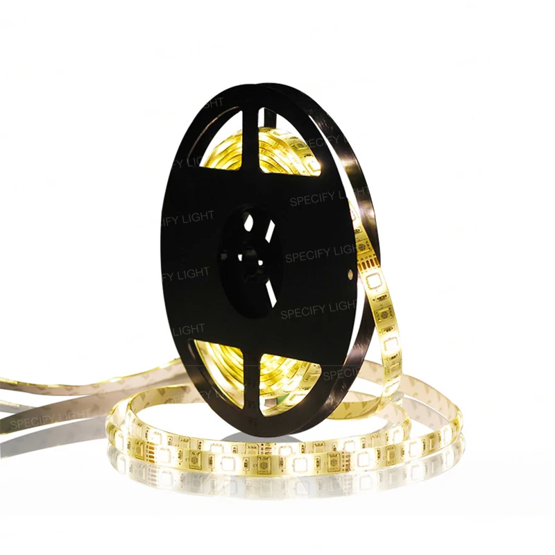 Светодиодная лента SMD5050 RGBWW 12 В гибкая светящаяся для комнаты отеля ТВ стен
