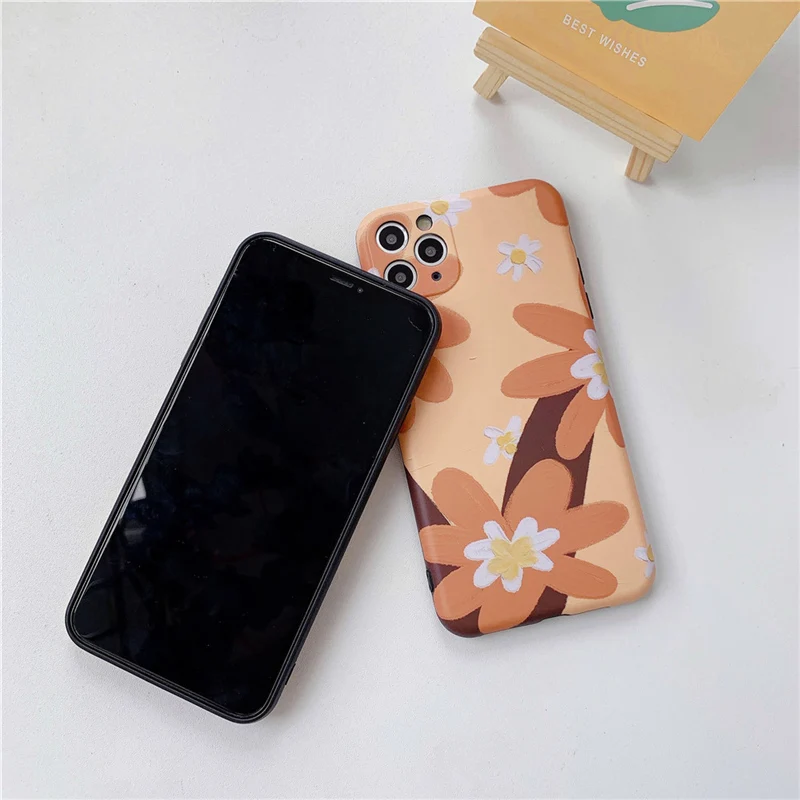 Lovebay камера защита фоторамка Цветы Чехол для Телефона iPhone 11 Pro Max X XR XS 7 8 Plus