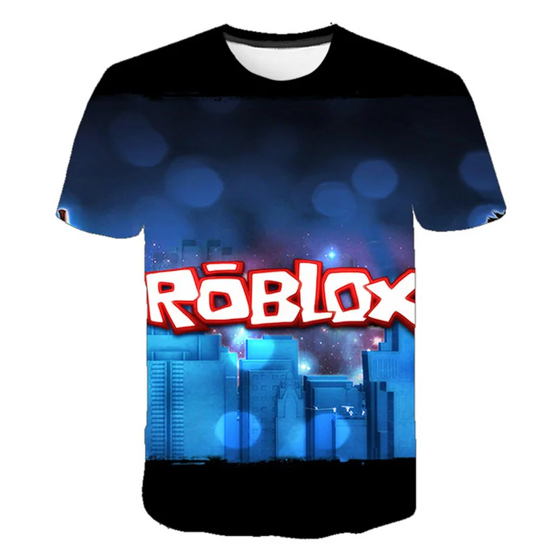 

Boys Funny Robloxing Game 3D Print T Shirt Cartoon Short Sleeve Children T-Shirts Summer Kids Girls Tops Children Clothes 4-14Y