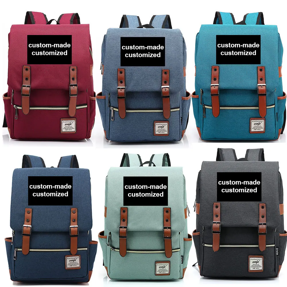 

Индивидуальные печати DIY ваш как фото или логотип мальчик Девочка студенческая школьная сумка подростковые школьные сумки холст женский рю...