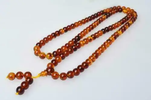 

108 beads 10mm Baltic sea exquisite and high-end natural tea amber bracelet