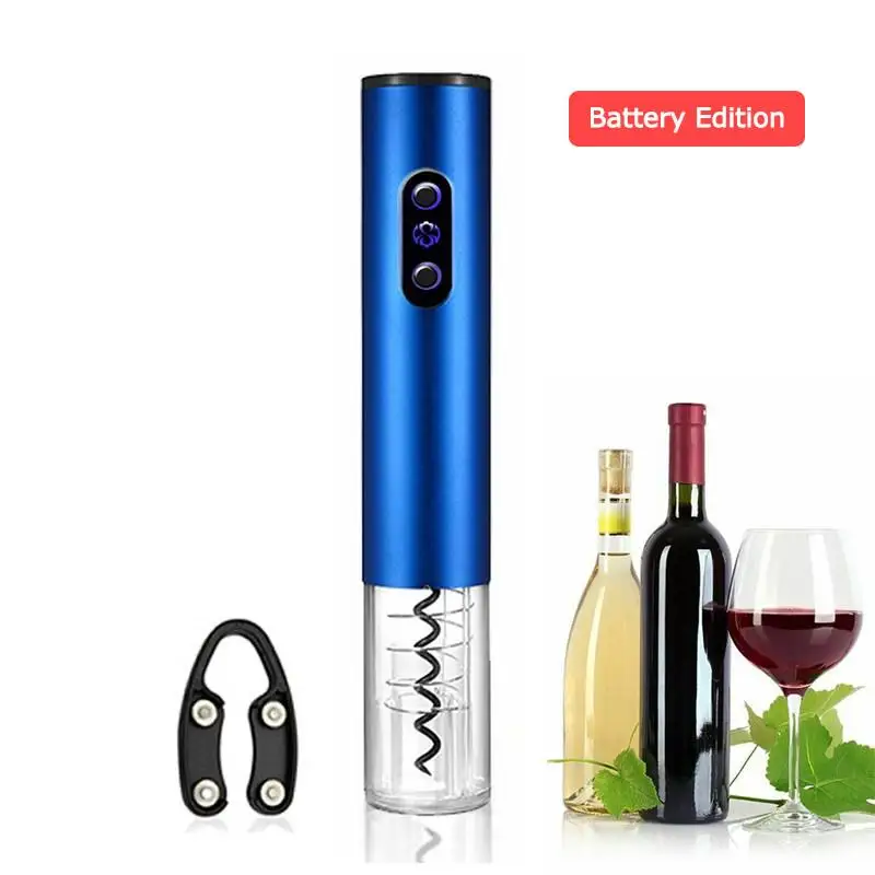 automatic bottle opener electric red wine openers stopper wine corkscrew foil cutter cork out tool kitchen accessories gadgets free global shipping