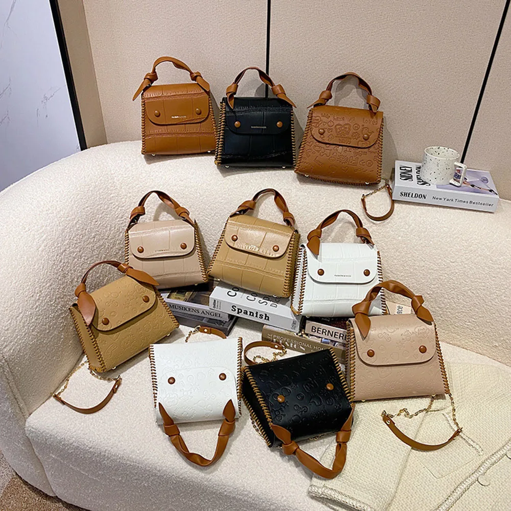 High Quality Handbag Shoulder Strap Woven Bag Set Printed PU Material DIY Set DIY Handmade Bag Backpack Handbag Accessories