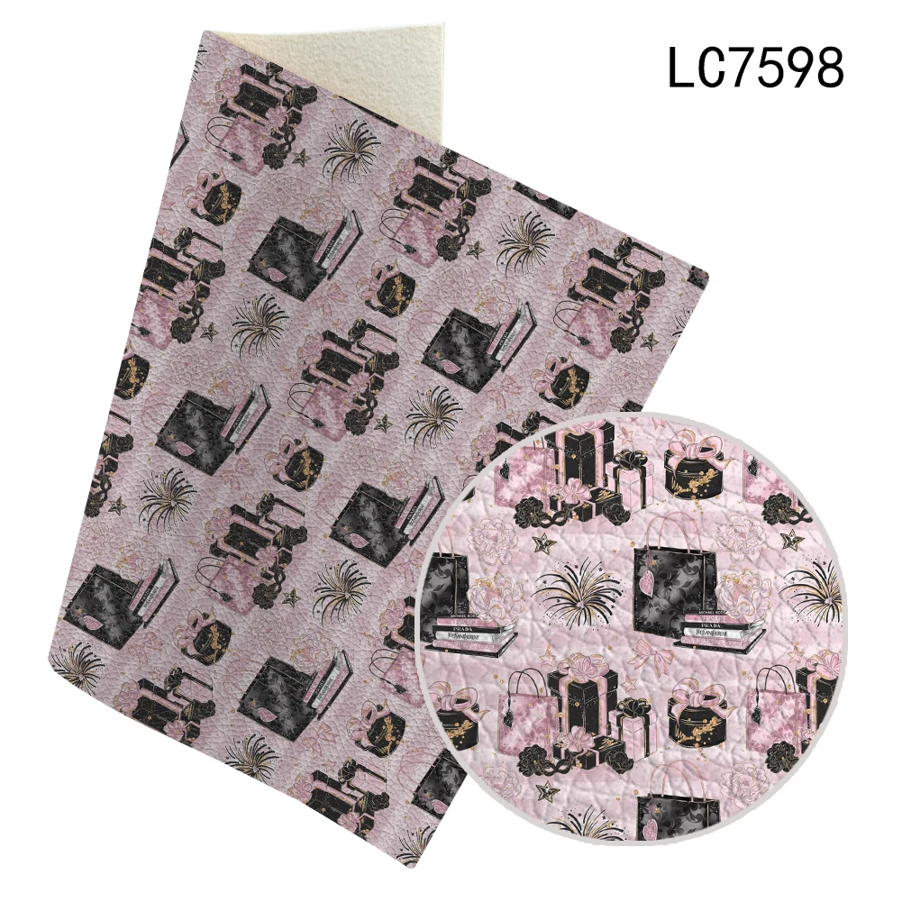 Модное украшение одежда обувь искусственная кожа А4 с рисунком личи 22*30 см для