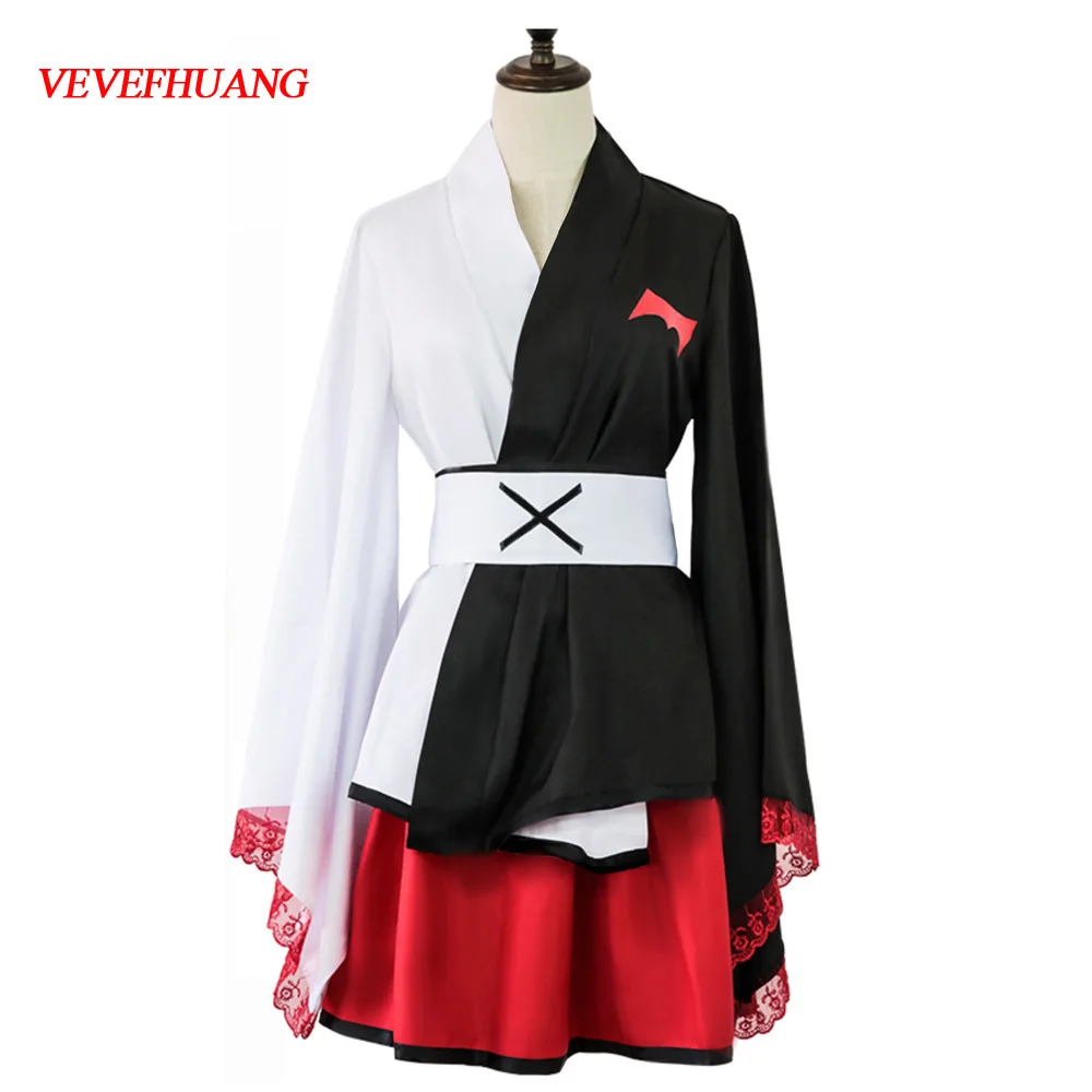 

Danganronpa Cosplay Anime Junko Enoshima Emboitement Inushio Kimuchi Dangan Ronpa Trigger Happy Havoc Cosplay Costume