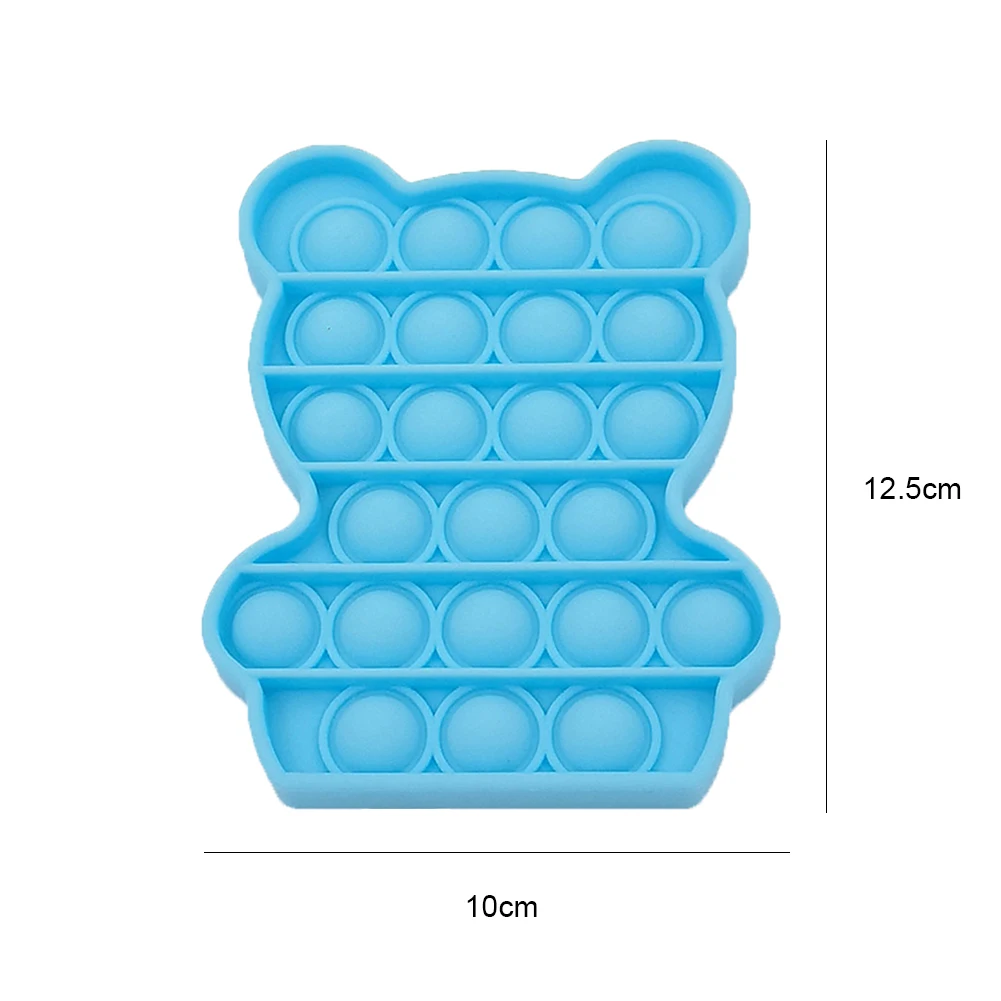 

Push Bubble Fidget Toy Reliver Stress Toys Rainbow Push Bubble Antistress Sensory Toys Adult Children Relieve Autism