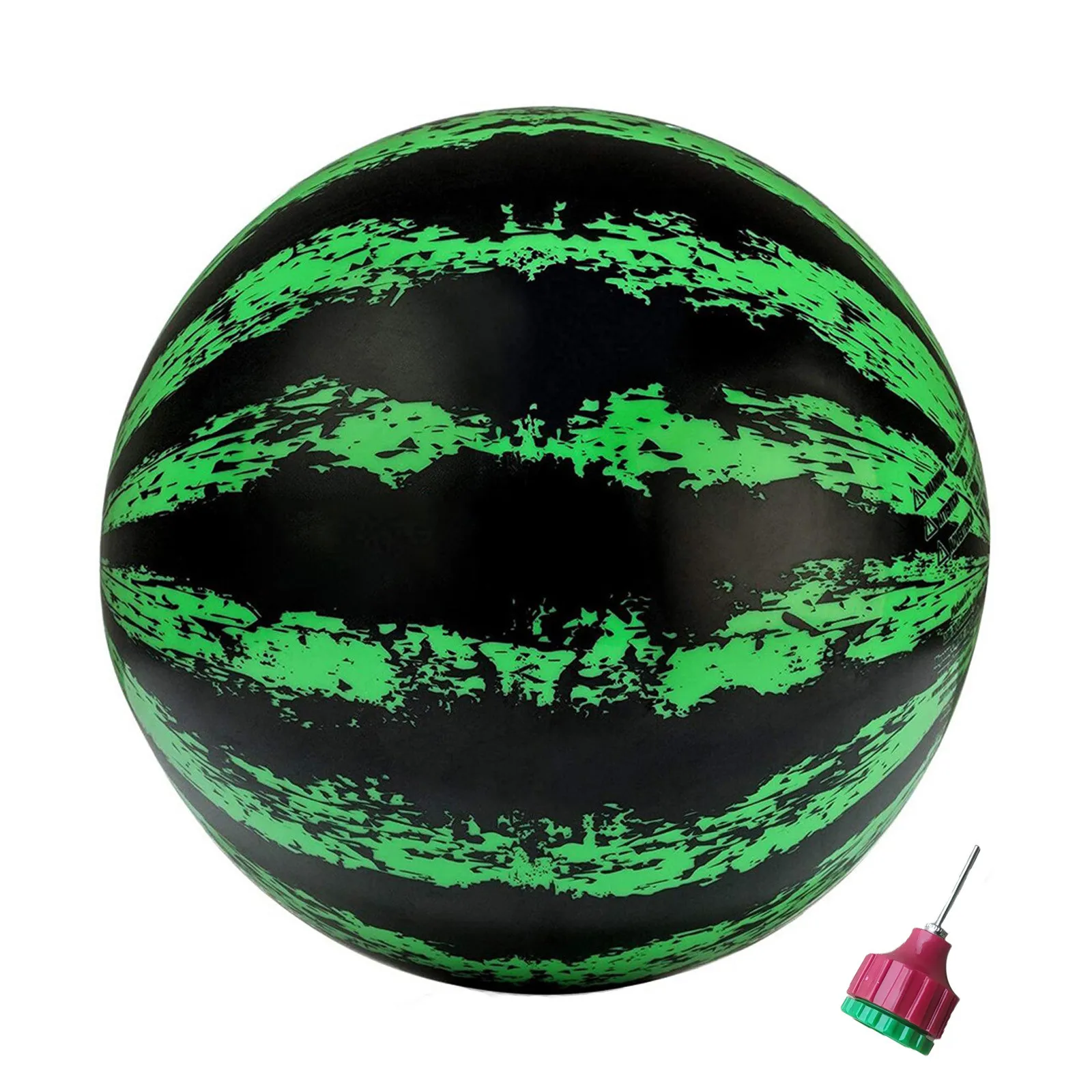 

22cm Creative Inflatable Ball Simulation Watermelon Rubber Ball Pvc Beach Ball Underwater Passing Toy Outdoor Soft Toy