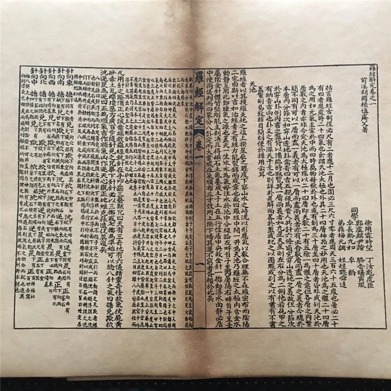 

China Old Book Geomancy Eight Trigrams Graphic And Text Version