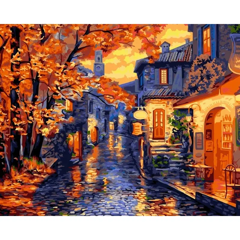 GATYZTORY картина по номеру рандомная для взрослых и детей ручная роспись DIY маслом