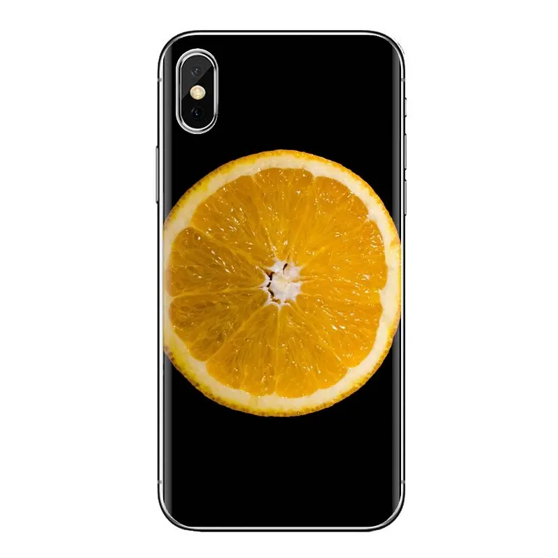 For Sony Xperia Z Z1 Z2 Z3 Z5 compact M2 M4 M5 C4 E3 T3 XA Huawei Mate 7 8 Y3II Benefits Fresh Citrus Orange Fruit Soft Bag Case |