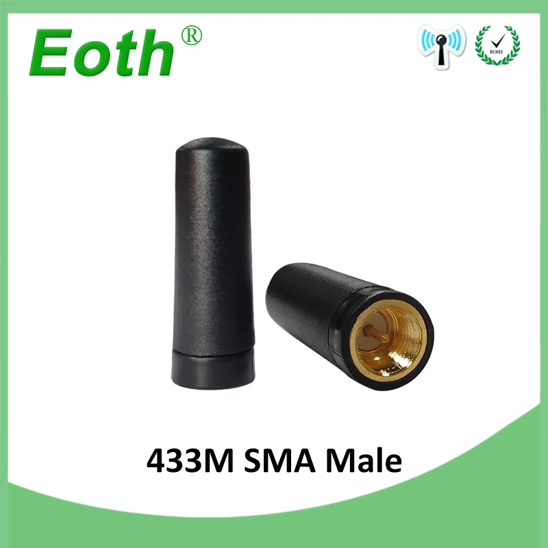 5pcs 433 MHz Antenna 2.5dBi SMA Male Connector Mini Size 433MHz antena directional 433m antenne IOT wireless Lorawan watermeter | Мобильные