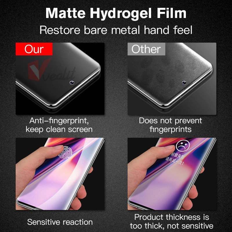 1-3Pcs Matte Hydrogel Film for Xiaomi Redmi Note 11 10S 9S 8 7 5 Pro 4X GO 9 9A Screen Protector Xiaomi 10 11 12 Ultra Soft Film