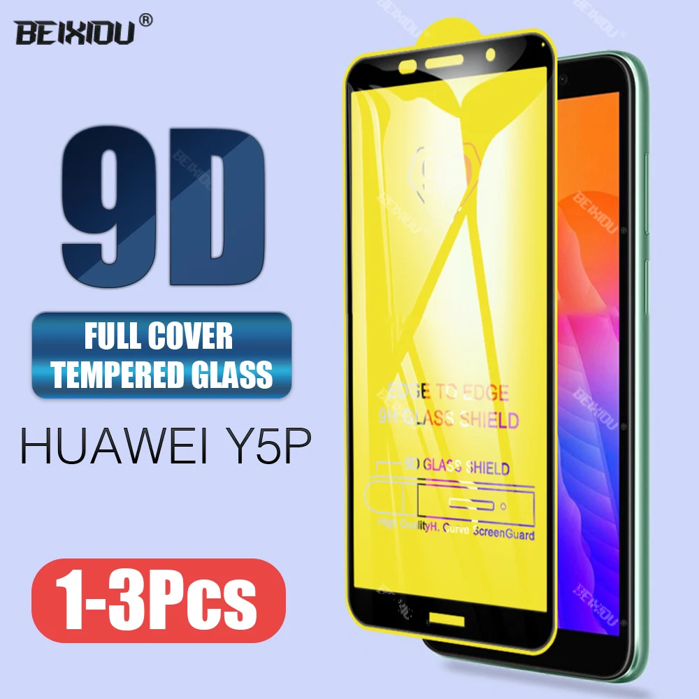 Y5P новинка 9D закаленное стекло для Huawei Y5p полное покрытие защита экрана 5 45