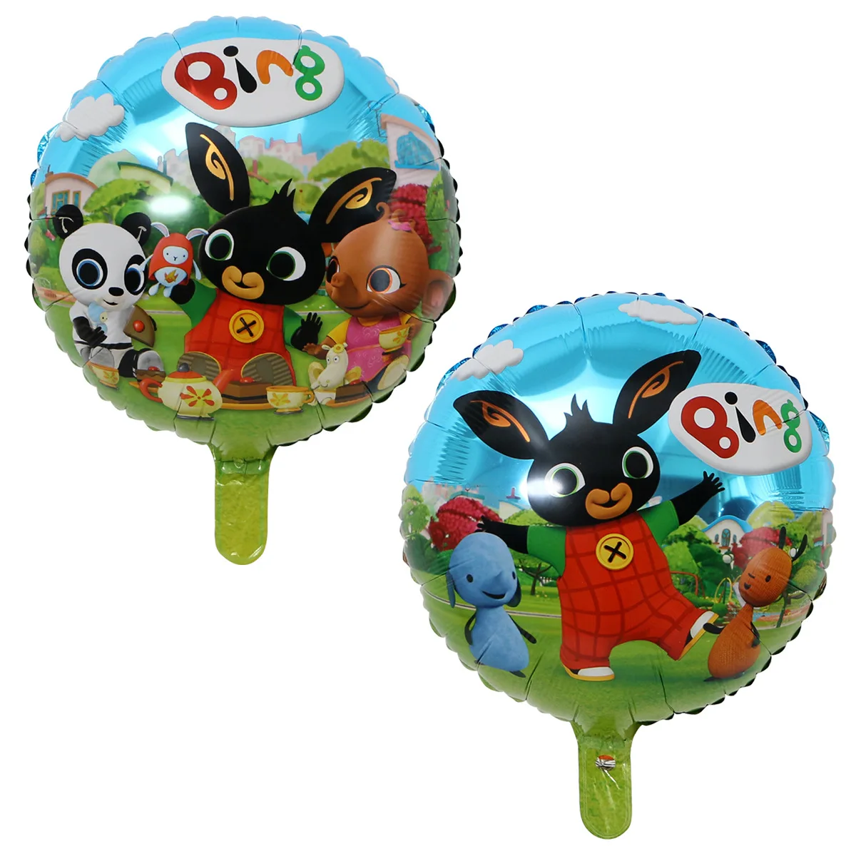 Шарик в виде кролика BING декоративный шарик из алюминиевой пленки мультяшный