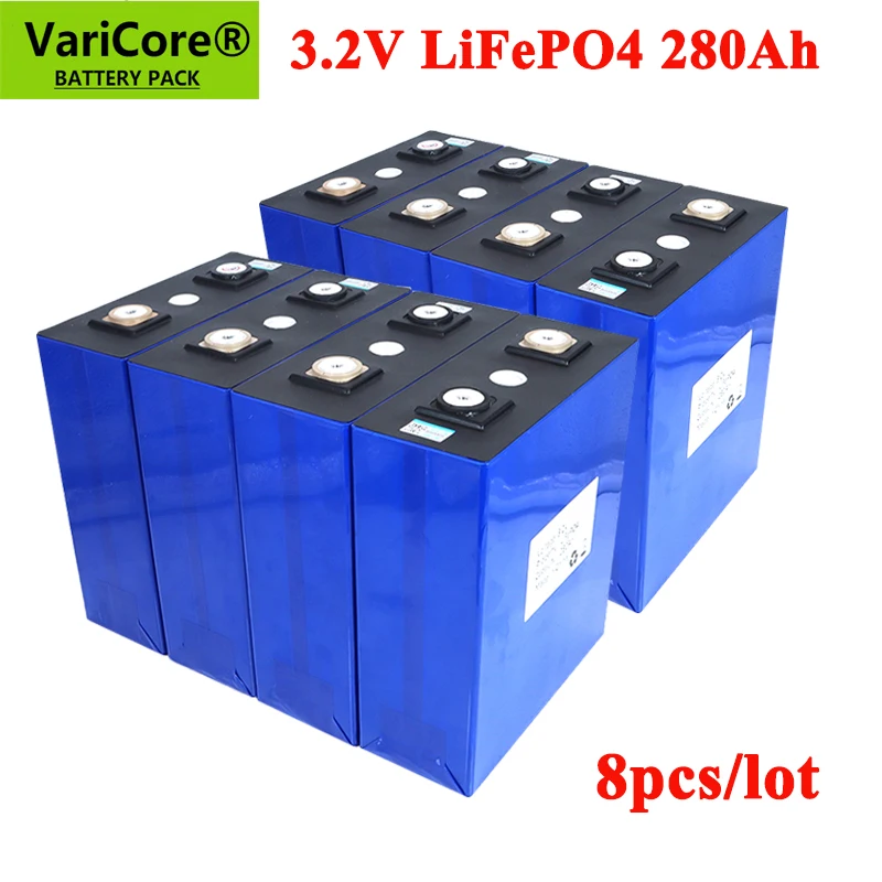 

Аккумулятор VariCore 3,2 В, 280000 А · ч, 8 шт., 12 В, 24 В, мА · ч