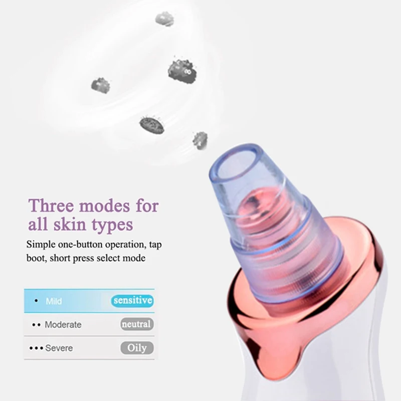 

Pore Cleaner Blackhead Remover Vacuum Face Skin Care Suction Black head Black Dots Blackheads Pimples Removal Deep Cleaning Tool