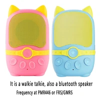 2pc radtel rb1 kids walkie talkie with bluetooth speaker pmr446 frs mini walkie talkie for children birthday gift toys for boy