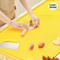 silicone kneading dough mat pastry and bakery kitchen tools rolling pin for dough chef kneading pad pizza board