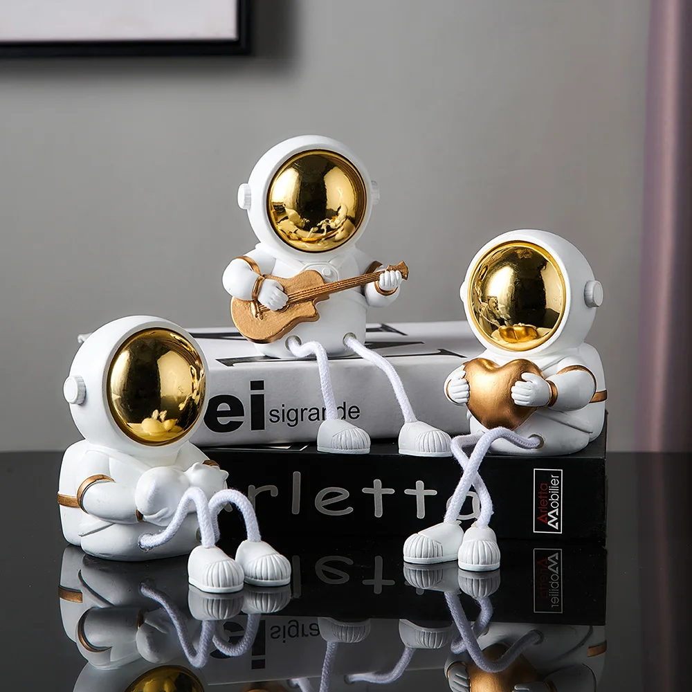 

Подвески из смолы, украшения для дома, аксессуары для гостиной, современная модель астронавта, фигурки, Рождественский Декор, подарок на ден...