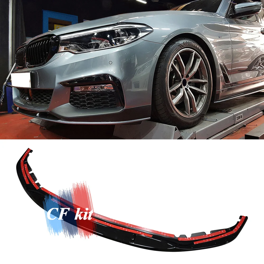 CF Комплект ABS/углеродное волокно mбампер для BMW 5 серии G30 G31 передний спойлер губ
