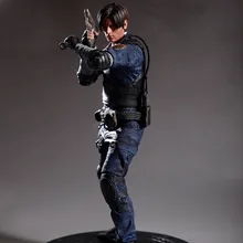 32CM Reside Evil Leon Figure PVC Action Figure Toys Collectible Model Dolls Childrens Gifts Adults Large Size Room Decoration