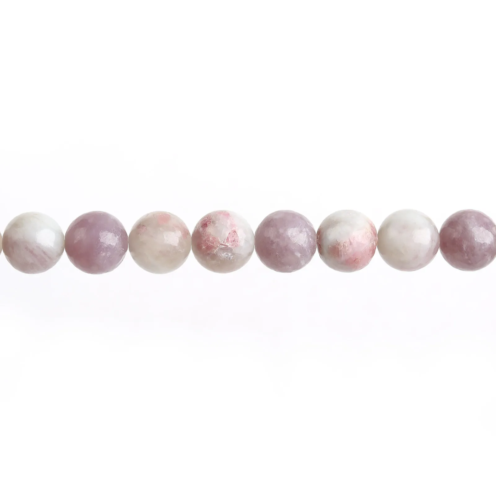 

Natural Stone Lilac Beads Round Loose Spacer Beads 15''Strand 6/8/10mm For Jewelry Making DIY Bracelets Necklace