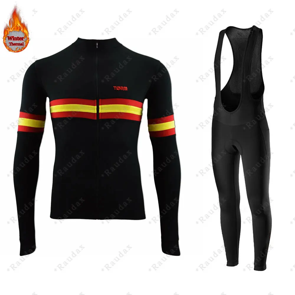 

2021, флисовые вело-Джерси TORM, мужской зимний комплект вело-Джерси с длинным рукавом, велосипедный костюм для горного велосипеда, одежда для в...