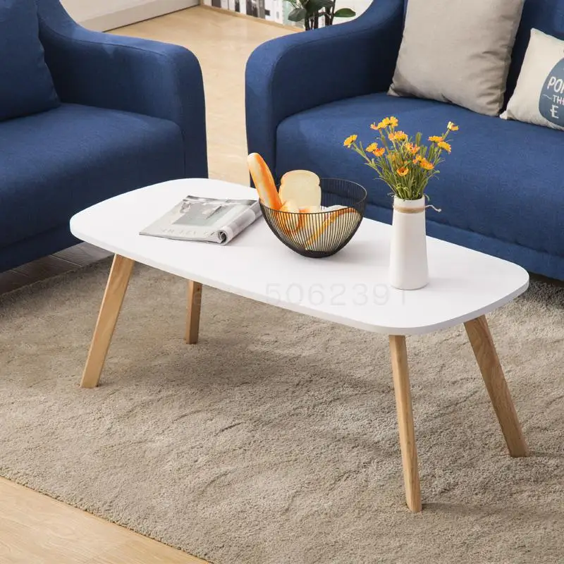 Двухсторонний деревянный балкон повседневный простой кофейный столик круглый