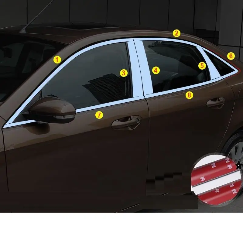 Хромированные модифицированные автоматические оконные решетки багажника