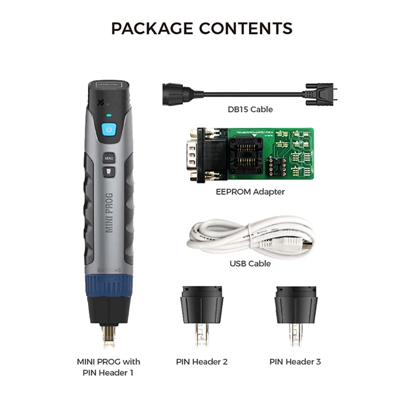 

Xhorse Mini Prog Multi functional Chip Porgrammer work with Xhorse app on IOS and Android Via WIFI/Bluetooth-compatible