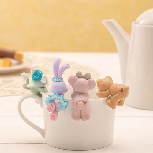 Мультяшные милые медведи Duffy и shelliemay stelllalou Gelatoni кошка фигурка коллекция гаражный Комплект Кулон аксессуары для игрушечной куклы