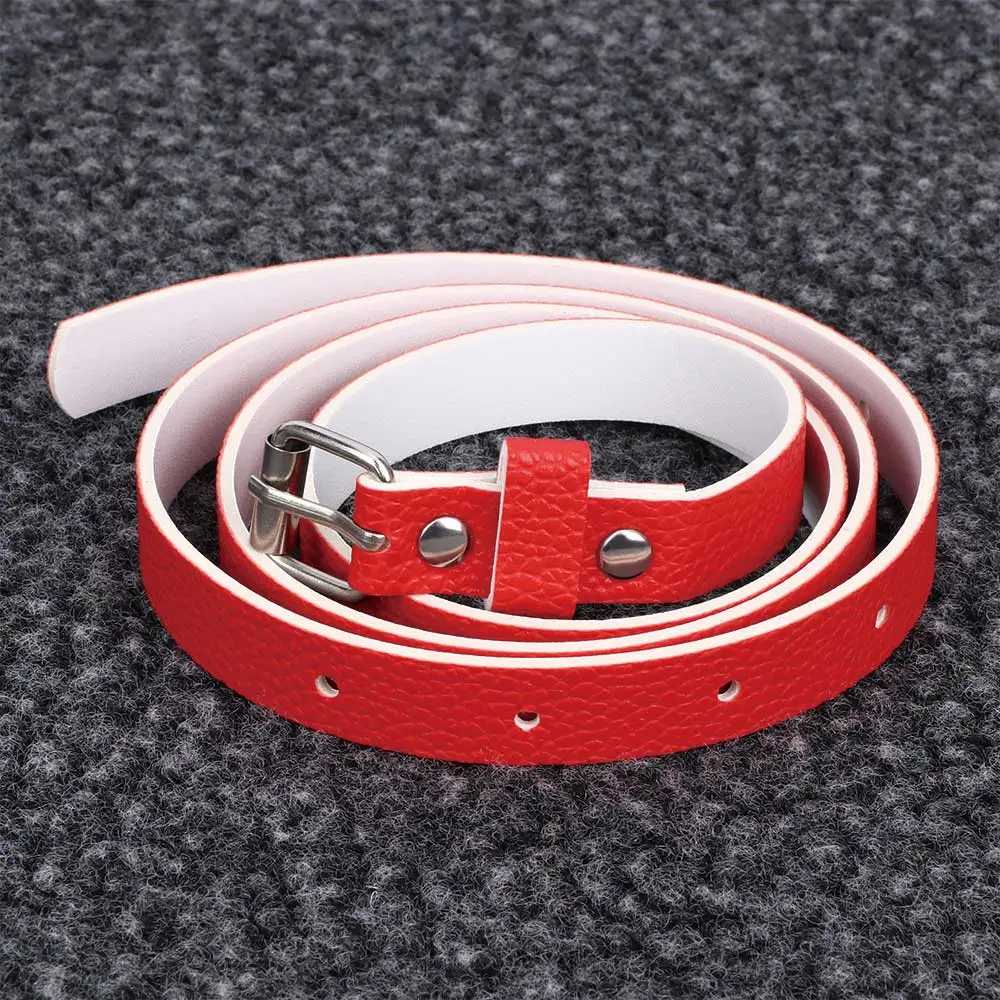 8 ярких цветов очаровательный женский узкий ремень джинсы дикие ремни пояс