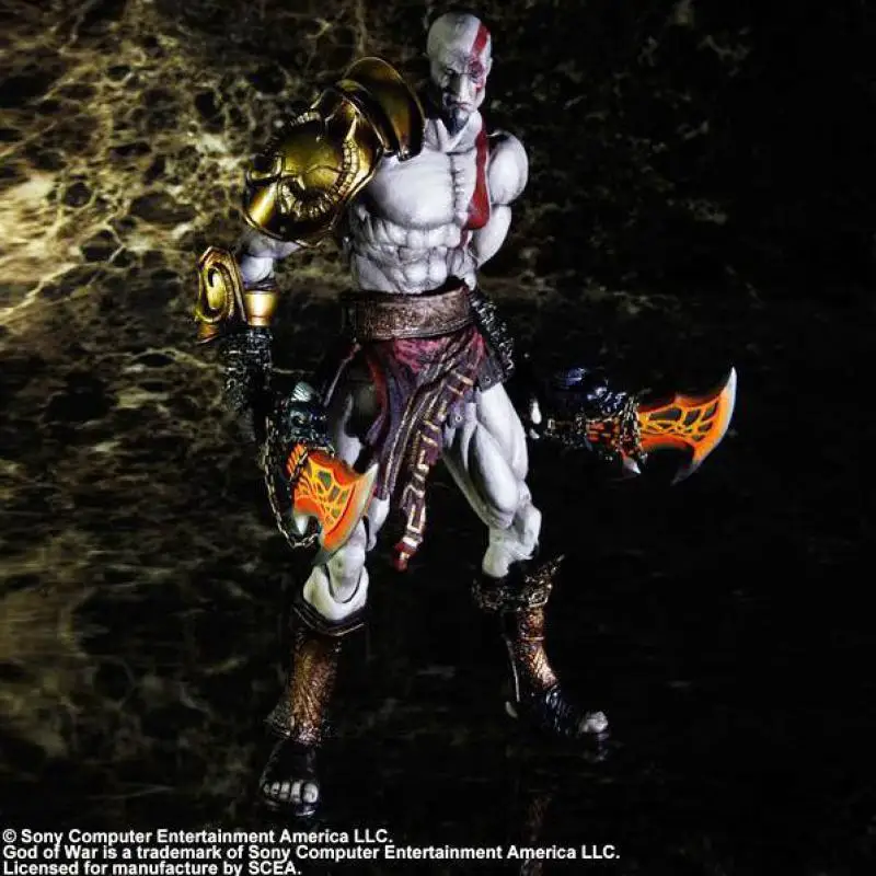 Игрушка God Of War Kratos фигура искусство модель Kai 10 &quot26 см|Игровые фигурки и