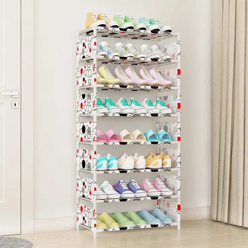 

New Shoe Rack Organizer Aluminum Metal Standing Shoe Rack DIY Shoes Storage Shelf Home Organizer Accessories