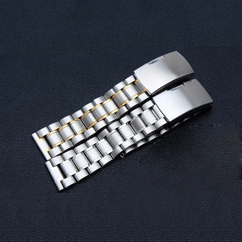 Ремешок из нержавеющей стали для наручных часов цельнометаллический браслет